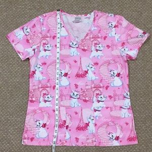 Disney Aristocats scrub top Small